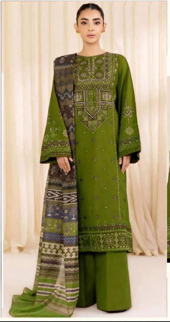 Kayseria Pure Dhanak Suit 3PC Unstitched –